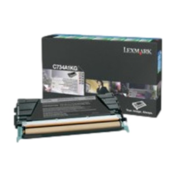 C734 toner, black (Prebate) 8k