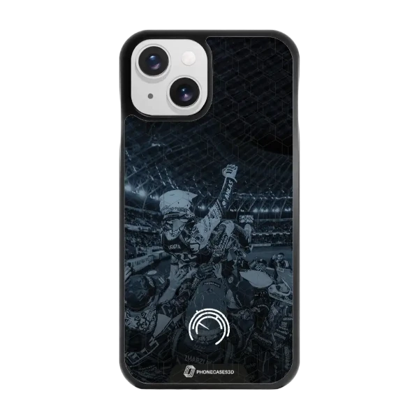 Phonecases3D iPhone 15 Norges Motorsportforbund -3D suojakuori, musta
