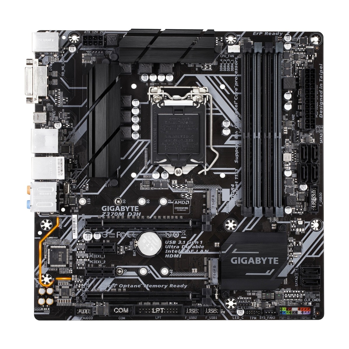 GIGABYTE Z370M D3H EMOLEVY - Power.fi