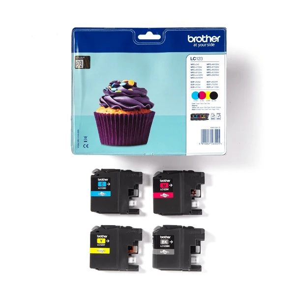 Brother LC 123VALBP Bl kpatron 4 Stk Original POWER dk brother-lc-123valbp-bl-kpatron-4-stk-original-power-dk