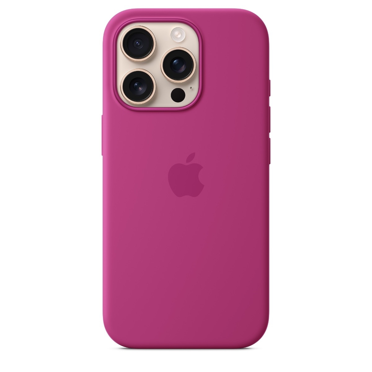 Apple iPhone 16 Pro silikondeksel MagSafe, Fuksia