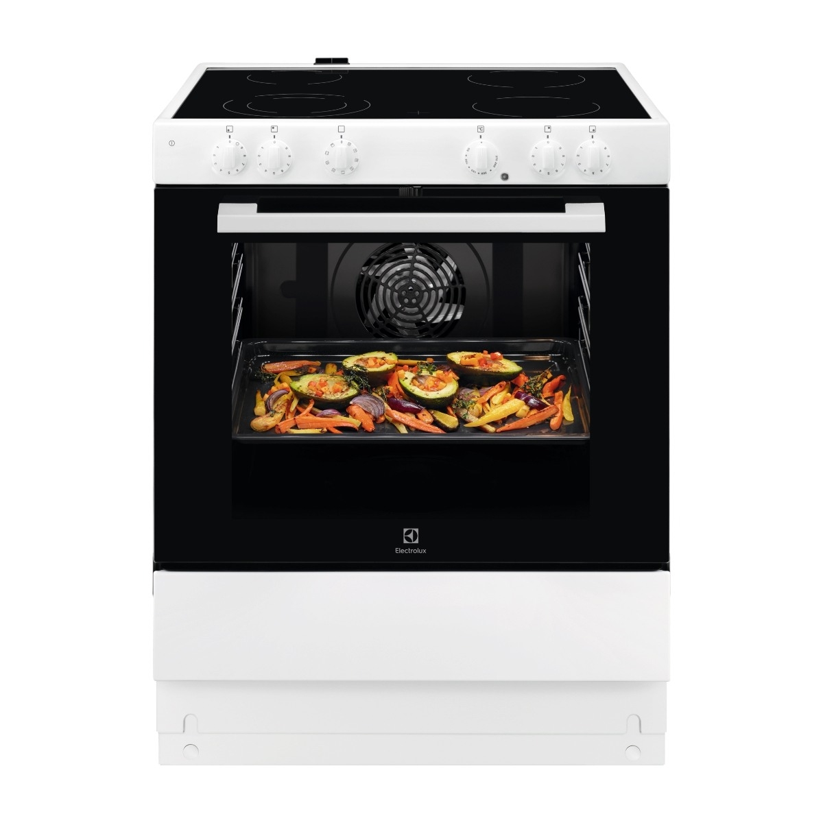 Electrolux 500-serien LKC74000NW keramisk komfur, 230V billede 1