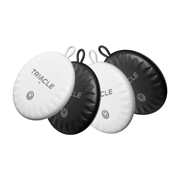 Triacle X-Mark Three nyckel- och föremålssökare (4-pack), svart/vit