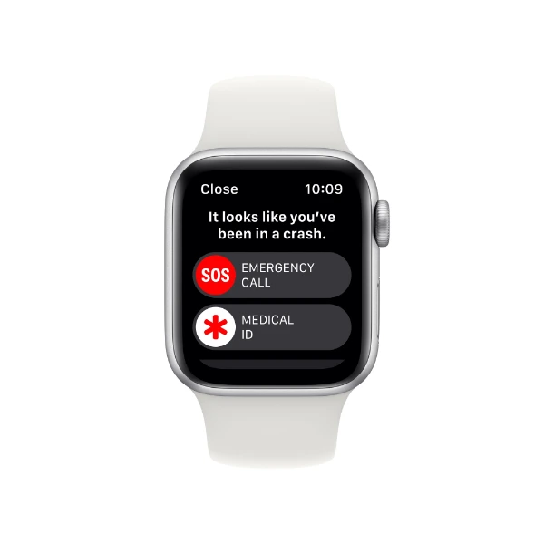 Apple Watch SE GPS + Cellular 40 mm sølvfinish aluminium urkasse 