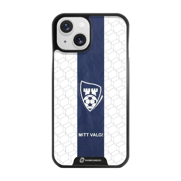 Phonecases3D iPhone 15 Sarpsborg 08 -3D suojakuori, musta