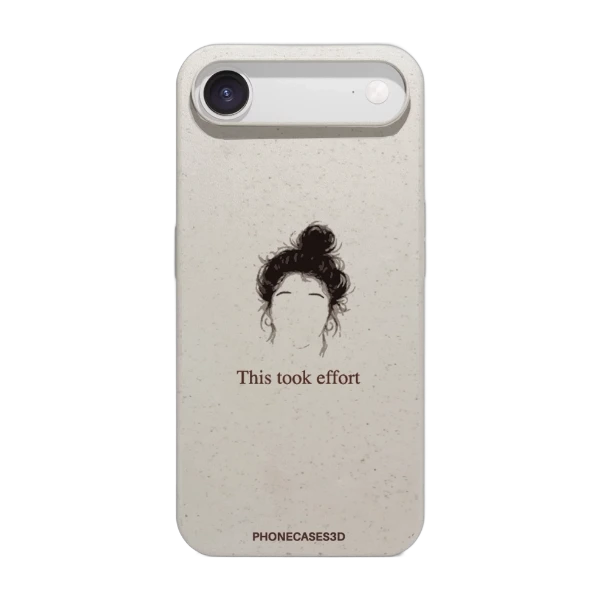 Phonecases3D iPhone Air Marit Bakkli kompostoituva suojakuori, valkoinen
