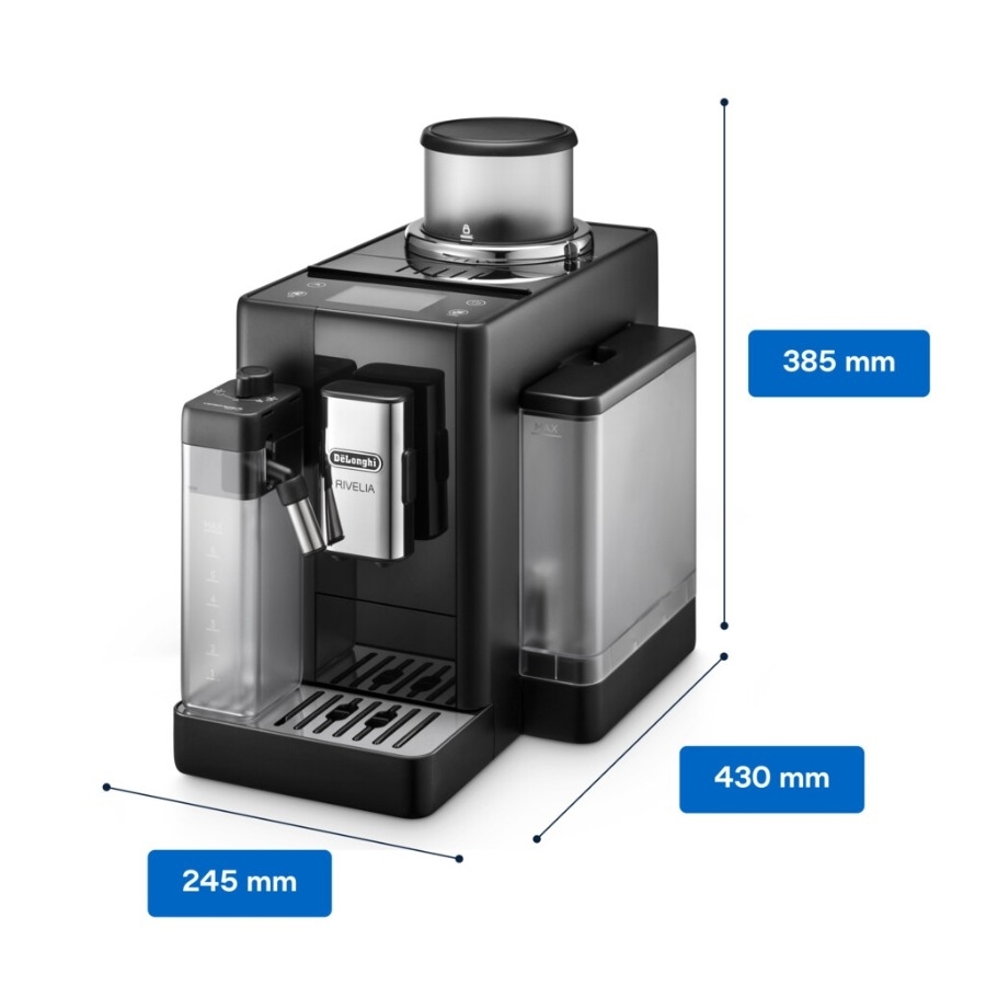 Delonghi Rivelia EXAM440.55.B espressomaskine, sort billede 5