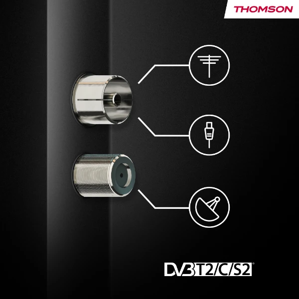 Pieds Et Câble Secteur Pour TV Thomson 40FG2S14W – Ouverts Mais Jamais Utilisés