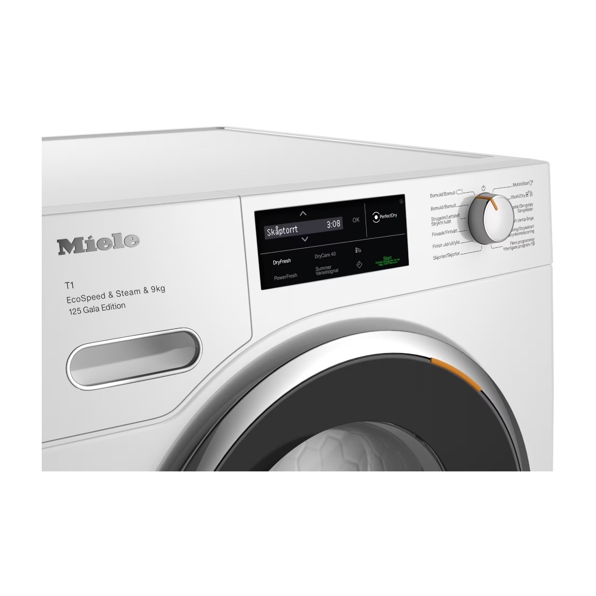 Miele T1 TWL680WP 125 Gala Edition tørretumbler billede 7