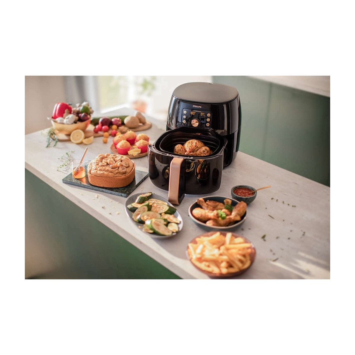 Philips HD9867/90 Premium Smart Sensing XXL airfryer billede 9