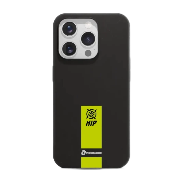 Phonecases3D iPhone 15 Pro Ninjas in Pyjamas kompostoituva suojakuori, musta