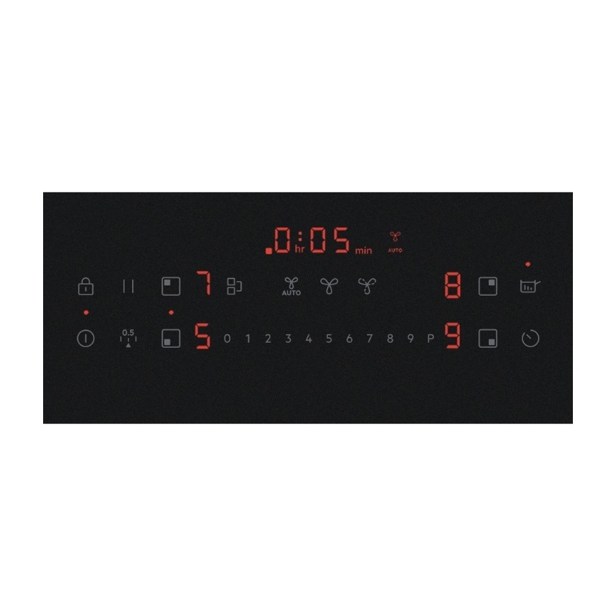 AEG 6000-serien TT6PCB00CT SaphirMatt® SE induktionskogeplade med emhætte billede 5
