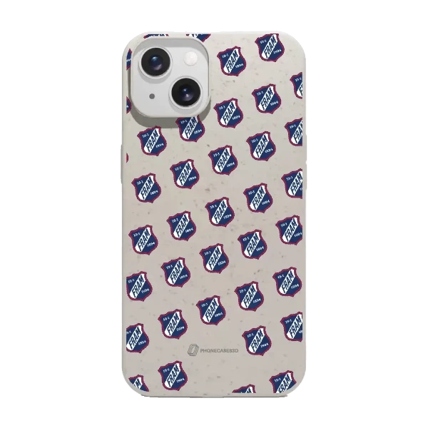 Phonecases3D iPhone 13 IF Fram Larvik kompostoituva suojakuori, valkoinen