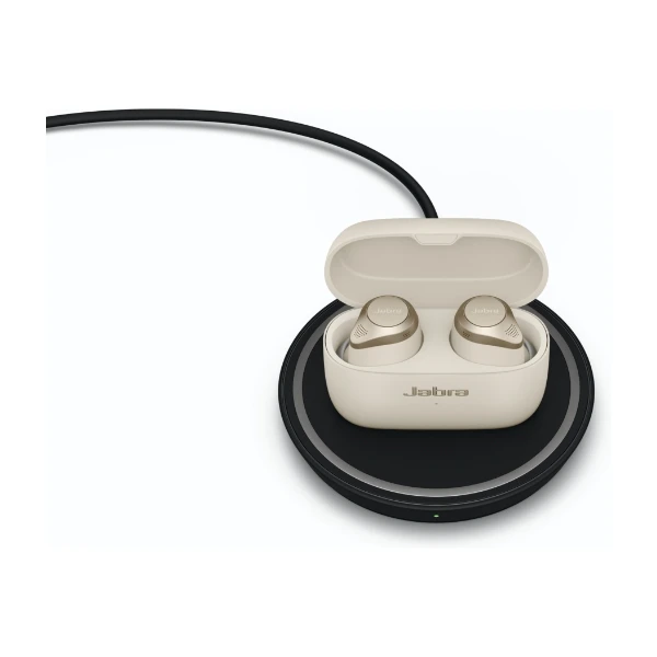 Jabra Elite 85T True Wireless øretelefoner gull/beige - Power.no