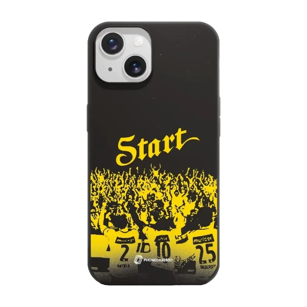 Phonecases3D iPhone 15 IK Start kompostoituva suojakuori, musta