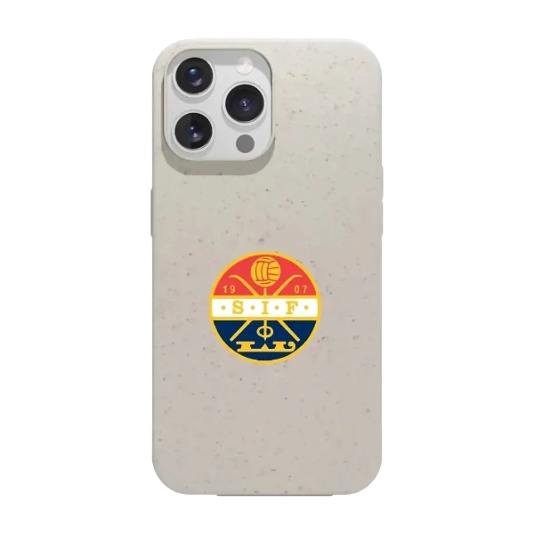 Phonecases3D iPhone 14 Pro Strømsgodset kompostoituva suojakuori, valkoinen