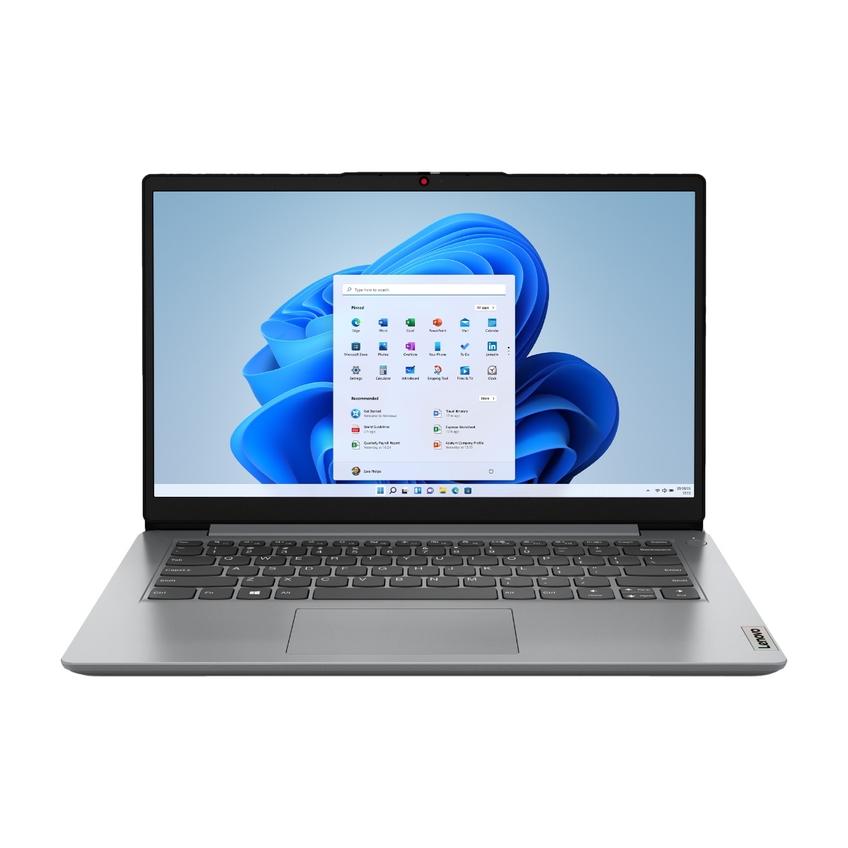 Lenovo IdeaPad 1 14IGL7 (4/128 GB) 14" bærbar PC, grå