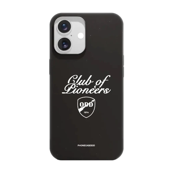 Phonecases3D iPhone 16 Odds Ballklubb kompostoituva suojakuori, musta