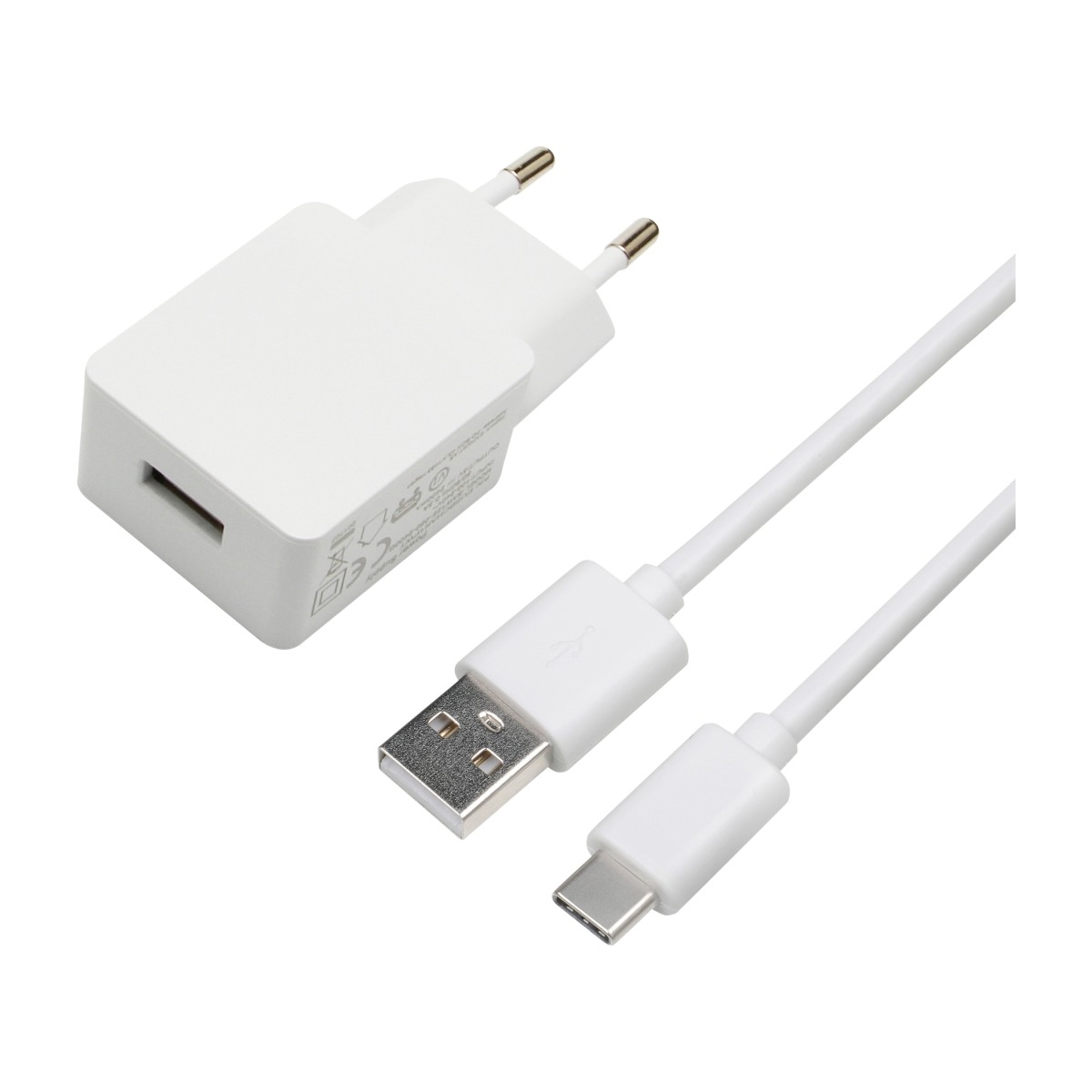 DACOTA PLATINUM VEGGLADER + 2M USBC HVIT Power.no DACOTA PLATINUM HURTIGLADER SETT APPLE 1 M SVART Power.no