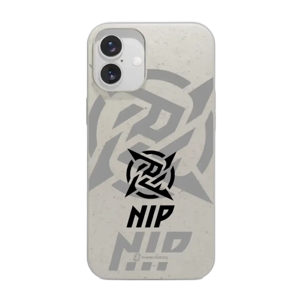 Phonecases3D iPhone 16 Plus Ninjas in Pyjamas kompostoituva suojakuori, valkoinen