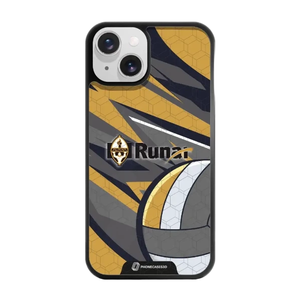 Phonecases3D iPhone 14 IL Runar -3D suojakuori, musta