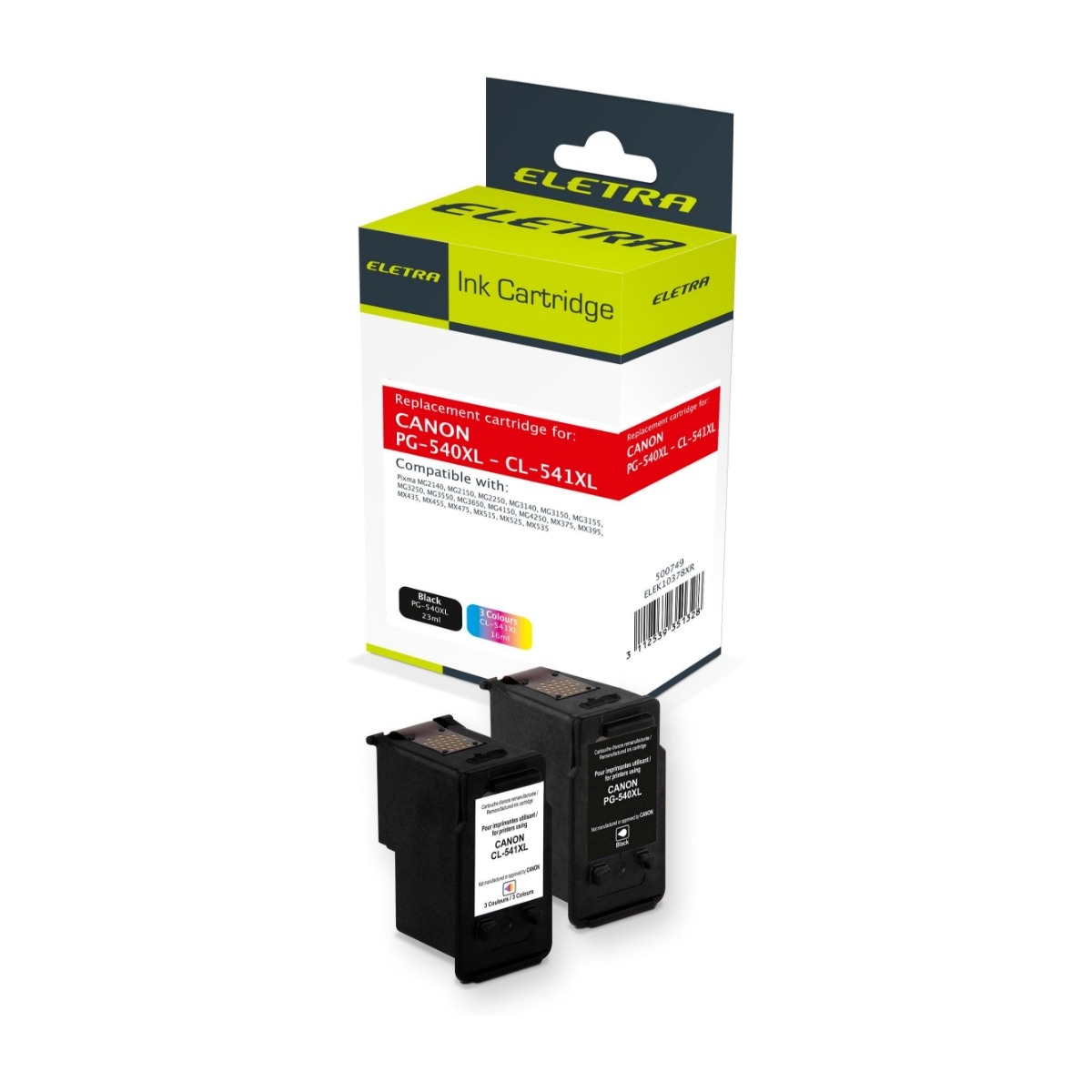 ELETRA CANON PG-540 & CL-541 XL DUOPACK - Power.fi