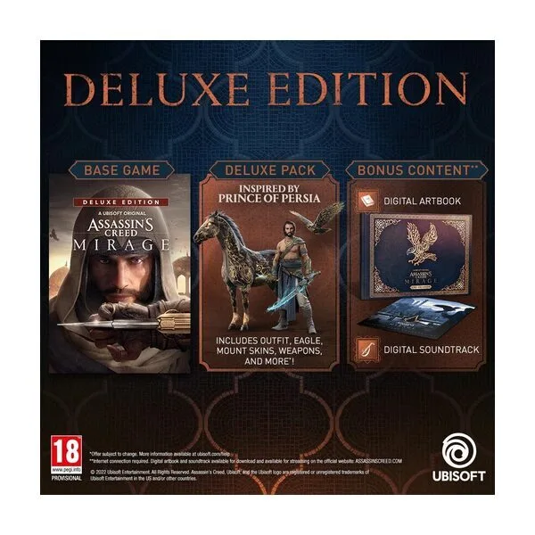  ASSASSIN'S CREED MIRAGE - DELUXE EDITION, PLAYSTATION