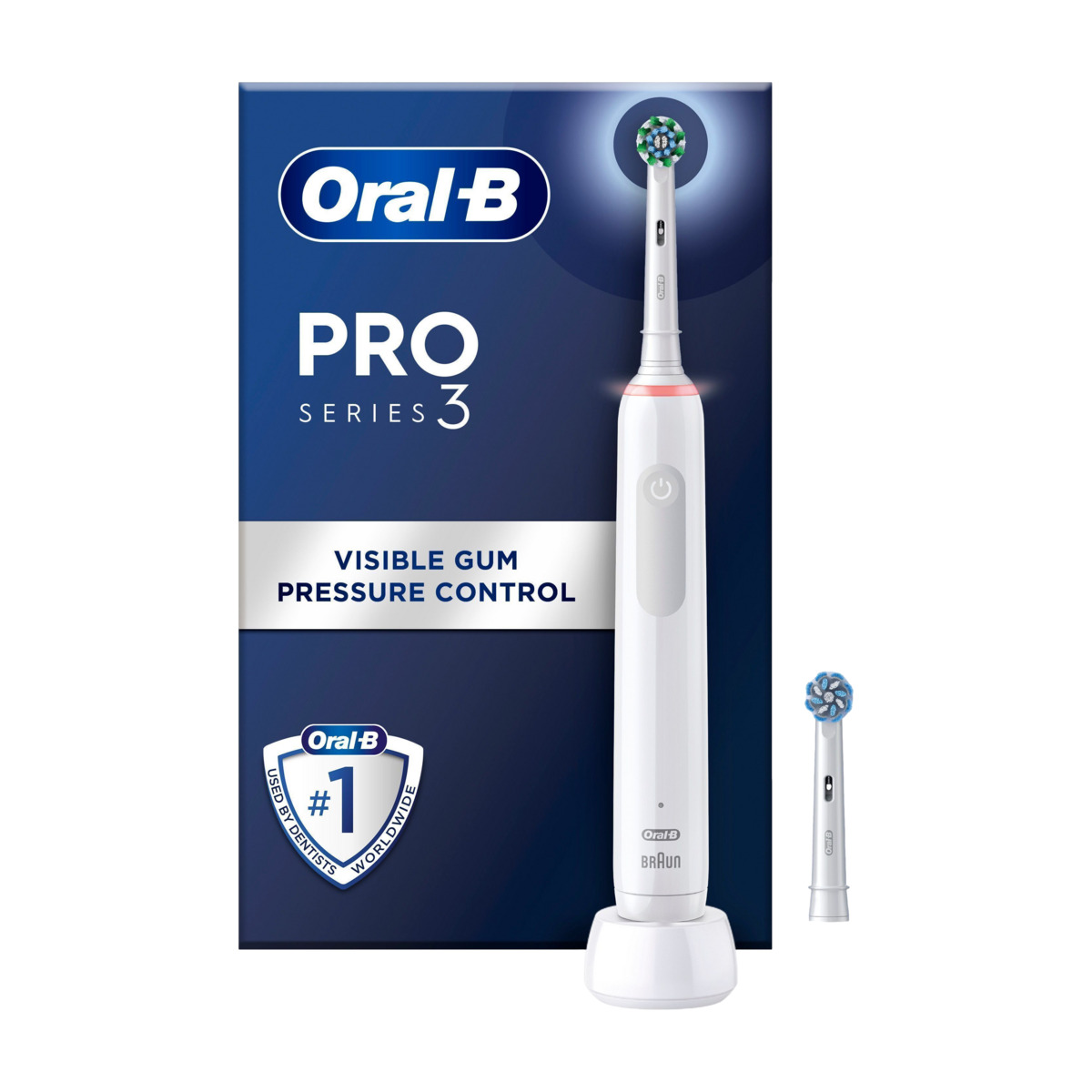 Oral-B PRO3 760871 sähköhammasharja, valkoinen