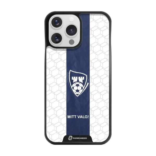 Phonecases3D iPhone 14 Pro Sarpsborg 08 -3D suojakuori, musta