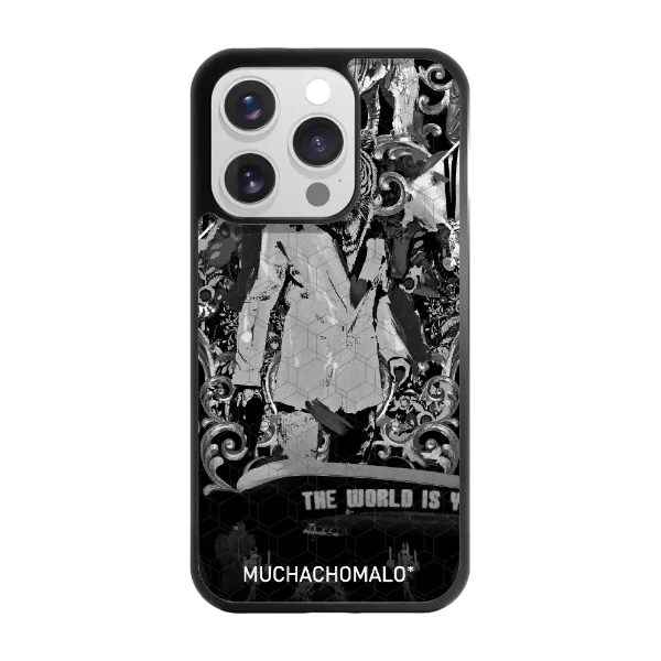 Phonecases3D iPhone 16 Pro Muchacho Malo -3D suojakuori, musta