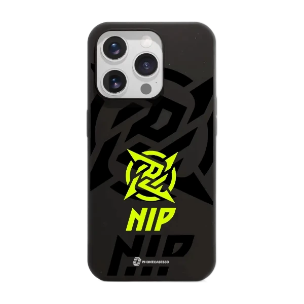 Phonecases3D iPhone 16 Pro Ninjas in Pyjamas kompostoituva suojakuori, musta