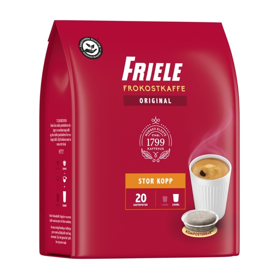 Friele Store kaffepuder 20 stk billede 5