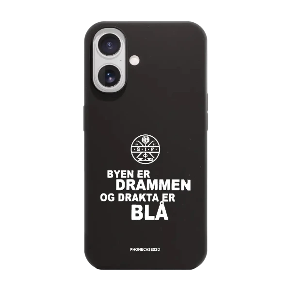 Phonecases3D iPhone 17 Strømsgodset kompostoituva suojakuori, musta