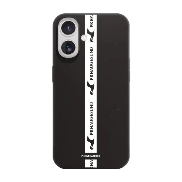 Phonecases3D iPhone 17 FK Haugesund kompostoituva suojakuori, musta