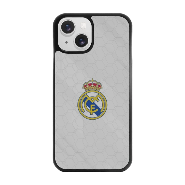 Phonecases3D iPhone 15 Real Madrid -3D suojakuori, musta