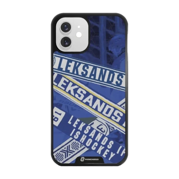 Phonecases3D iPhone 12 Leksands IF -3D suojakuori, musta