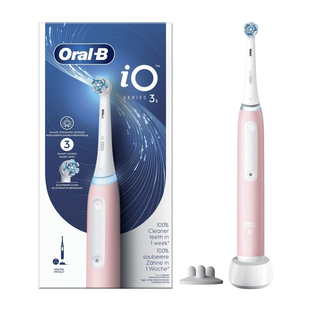 Oral-B iO Series 3 elektrisktannbørste, blush pink