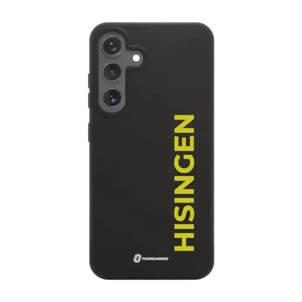 Phonecases3D Samsung Galaxy S25+ BK Häcken kompostoituva suojakuori, musta