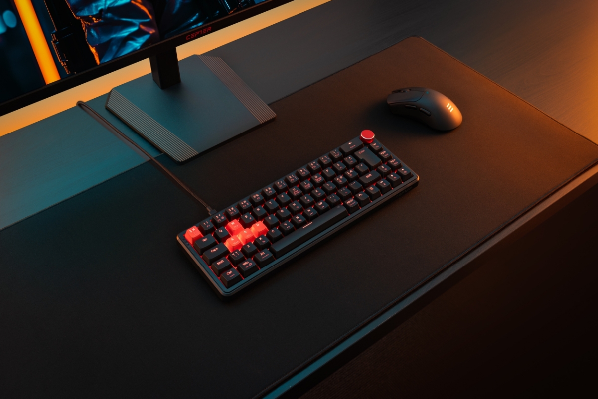CEPTER MAVERICK PRO MECH. MINI KB RED SW