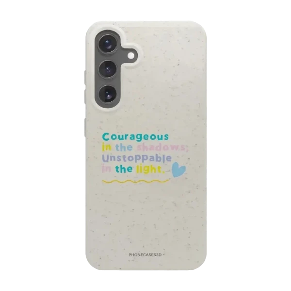 Phonecases3D Samsung Galaxy S25+ Jess Rachel Sharp kompostoituva suojakuori, valkoinen