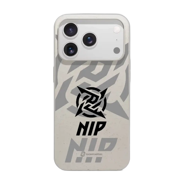 Phonecases3D iPhone 17 Pro Max Ninjas in Pyjamas kompostoituva suojakuori, valkoinen