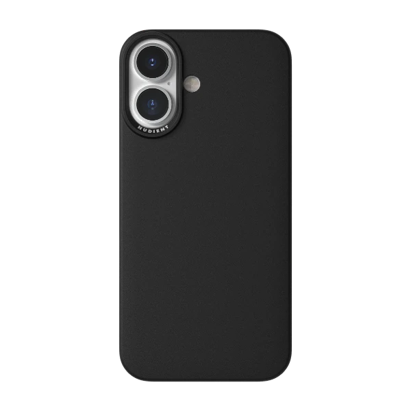 NUDIENT iPhone 16 Thin suojakuori MagSafe Ink black