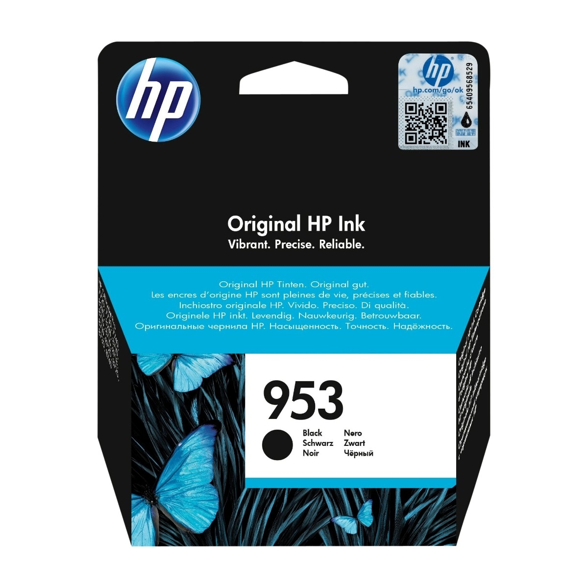 HP 953 Original blekkpatron, svart l0s58ae