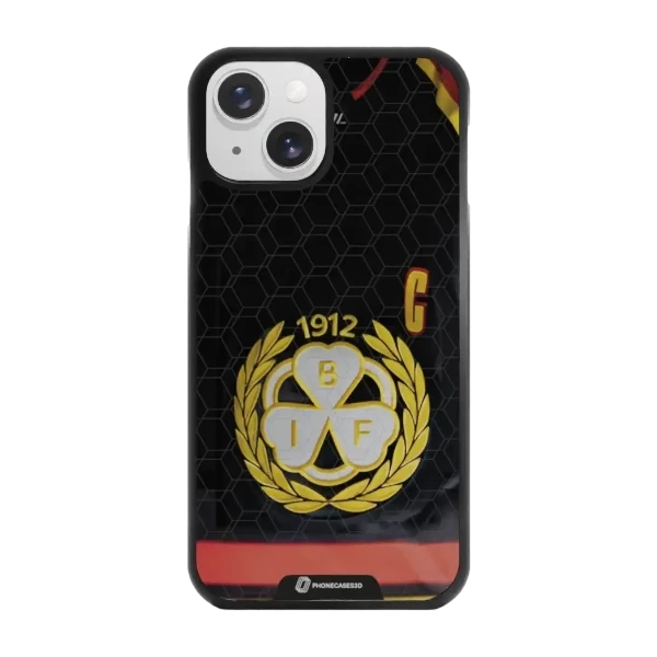 Phonecases3D iPhone 15 Brynäs IF -3D suojakuori, musta