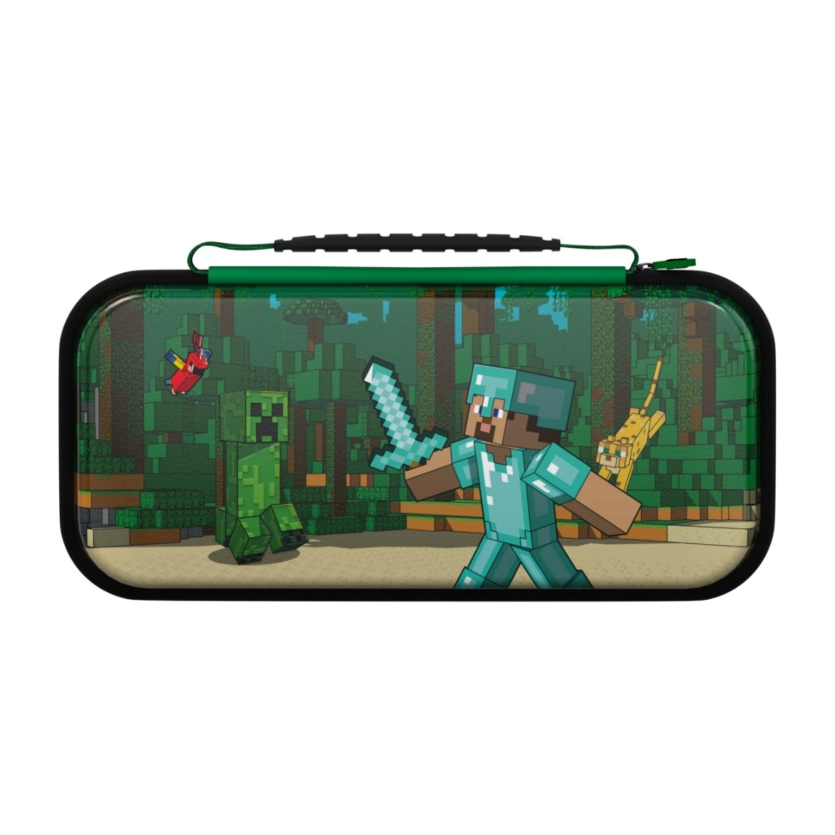 PDP Nintendo Switch resefodral Plus Glow - Minecraft Forest