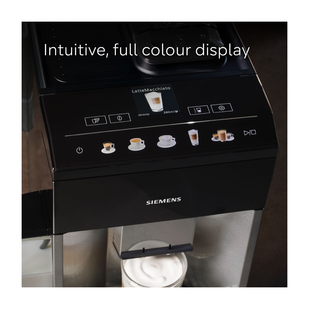 Siemens TQ515R03 espressomaskine, Rustfrit stål billede 7