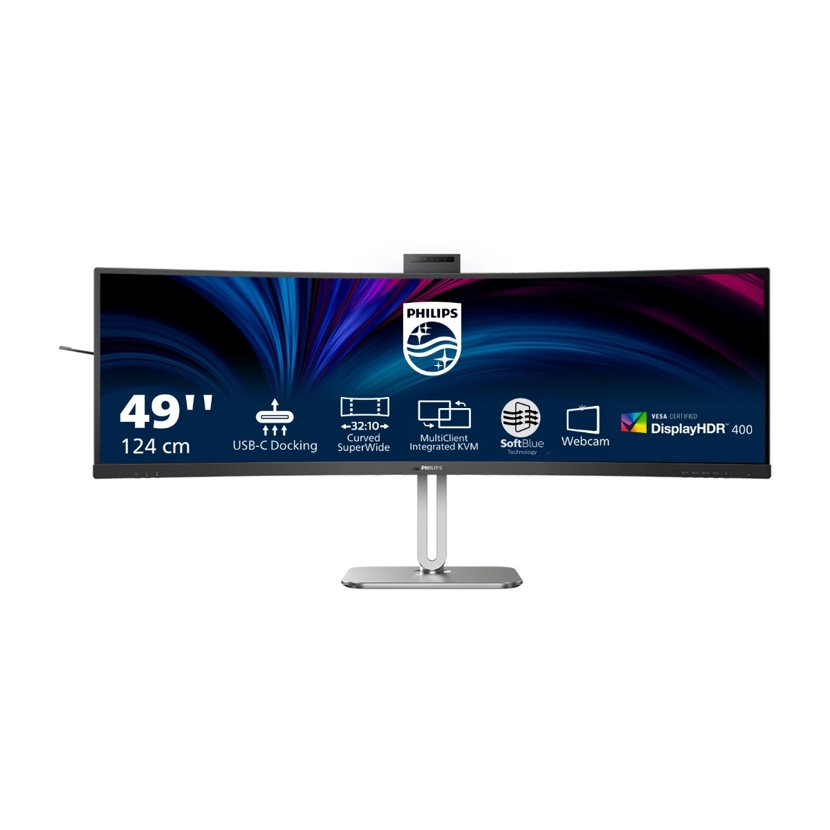 Philips Curved Business Skjerm 49B2U6900CH 49" DQHD skjerm