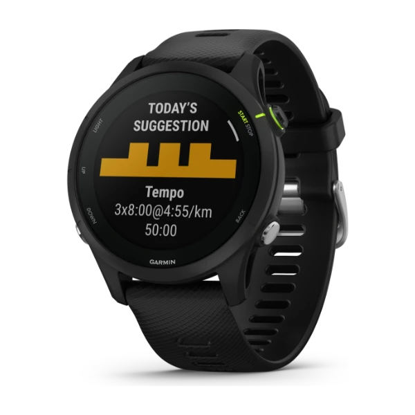 Garmin Forerunner 255 music løbeur, sort - POWER.dk