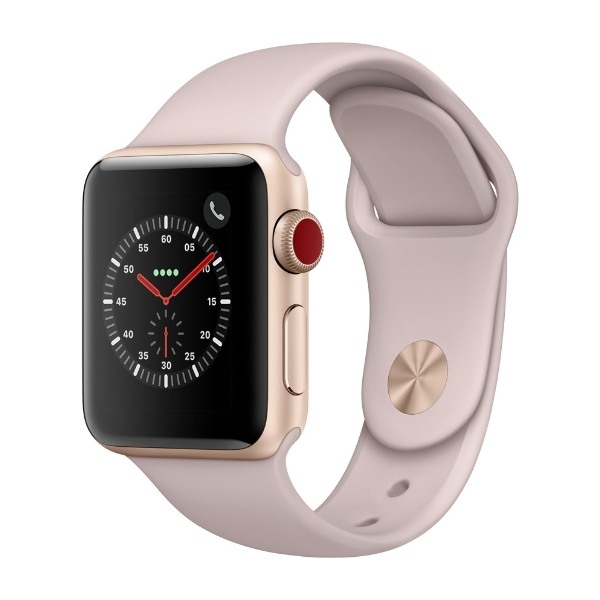 APPLE WATCH S3 4G 38MM GD AL SPORT PI SA - Power.dk