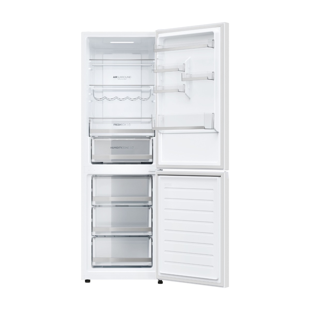 Haier 2D 60 Series 3 HDW3618DNPW kølefryseskab billede 2
